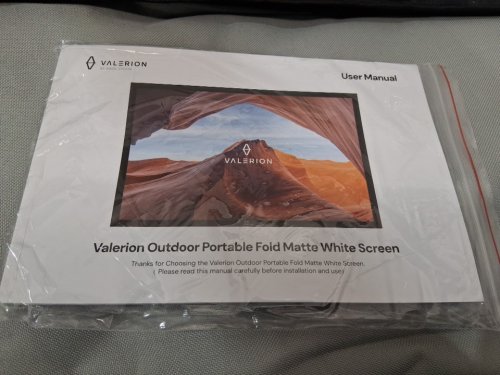 Valerion THEATRE grade Outdoor Portable Folding Matte White projection Screen - 150" (model: mw-pf150) image 14