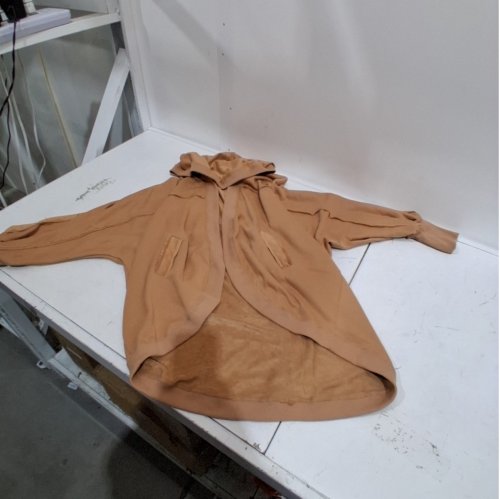 women's LOOSE INSIDEOUT cardigan DESIGN - small - brown image 3