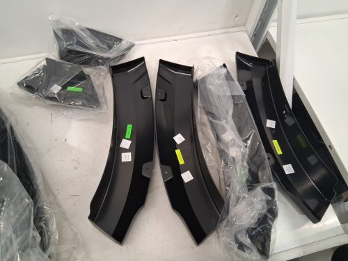 10pc Rough country traditional style fender flares for 2009-2018 Dodge Ram 1500 - black - (model: F-D10911B) image 4