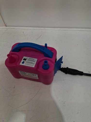 electric portable dual nozzle balloon inflation pump - 110V - 600W - PINK/BLUE (MODEL: 73005) image 4