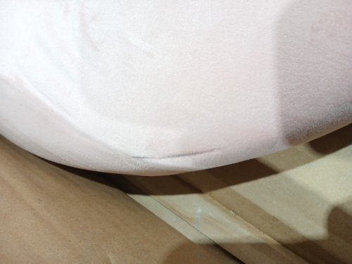 giantex velvet upholstered led platform bed frame - Queen - pink (model: hu10863pi-Q) image 8