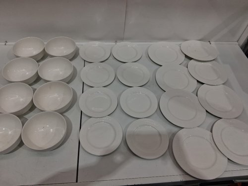 24pc mikasa louis bone China Dinnerware Set - white (model: 1775288) image 3