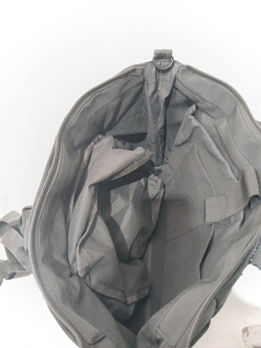 dadanism 2 in 1 Work Tote Bag with Insulated Lunch Compartment - 20L - black image 4