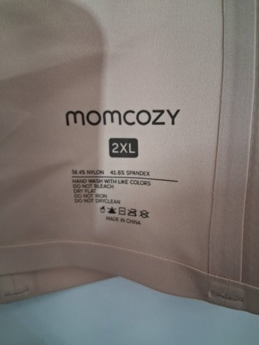 WOMENS MOMCOZY SEAMLESS SMOOTHING WIRELESS SUPPORT BRA - 2xl - MAUVE image 3