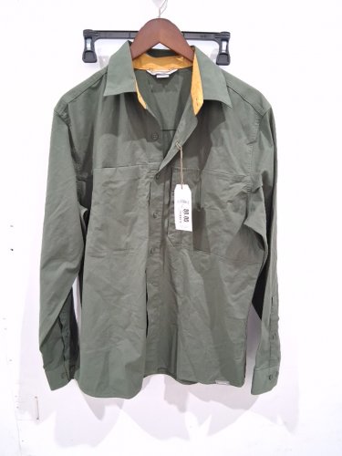 men's Ascend Dutton Utility Long-Sleeve Pocket Shirt - medium - Thyme green (style: 4362833) image 2