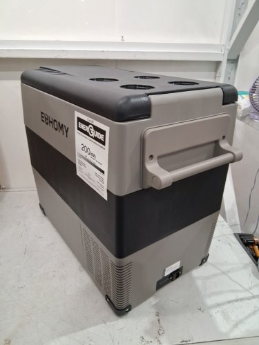 EUHOMY Electric Cooler Refrigerator Fridge/Freezer With APP Control - 55L CAP - 12V - Black/Grey (Model: CF001-55GR-CAEH) image 8