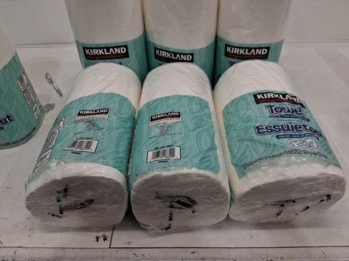 10pk KIRKLAND SIGNATURE CREATE-A-SIZE PAPER TOWEL ROLLES - 2-PLY - WHITE (MODEL: 580517) image 3