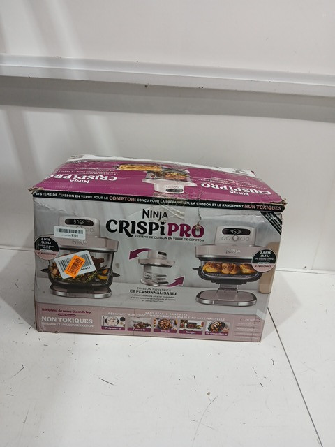 Ninja Crispi Pro 6-in-1 Glass Air Fryer - 2.5qt-6qt capacity - rose quartz (model: AS101CRS) image 2