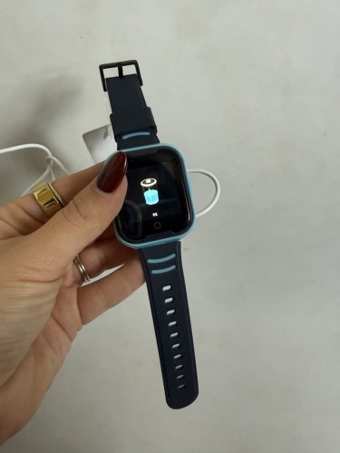4G Kids GPS Smart Watch Waterproof Video Phone Call and Text Real-time Tracking Global Smartwatch SOS Emergency Alarm Pedometer Camera Anti-Lost GPS Tracker Watch - WATERPROOF - BLUE/NAVY image 4