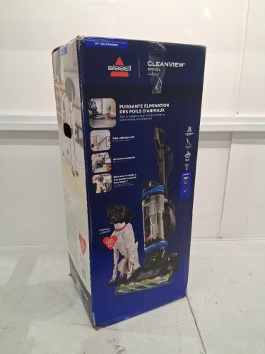BISSELL CleanView Swivel Vacuum with Triple Action Brush Roll - black/blue (model: 3832C) image 2