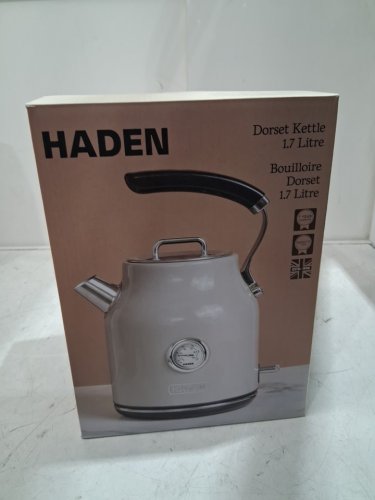 haden rapid boil dorset tea kettle with removable limescale filter - 1.7l - putty beige - (model: HK01001-US) image 2