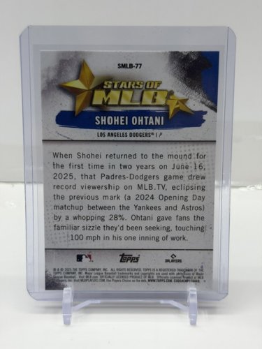 4 ASSTD SHOHEI OHTANI TOPPS BASEBALL CARDS image 10