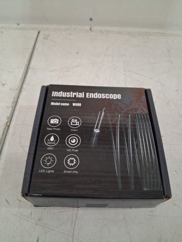 COLOFREE LIGHT UP INDUSTRIAL ENDOSCOPE WITH 8 LED LIGHTS - 7.9MM CAMERA, 1920P HD, 16.5FT, WATERPROOF - BLACK (MODEL: W400) image 2