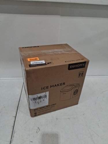 EUHOMY Countertop Ice Maker Machine with Handle, 26lbs Per Day - PURPLE - (MODEL: IM001-BPU-CAEH) image 2