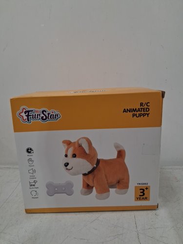 kindenwinn Corgi Plush Puppy Toy with remote/touch/voice control - brown (MODEL: T513) image 3