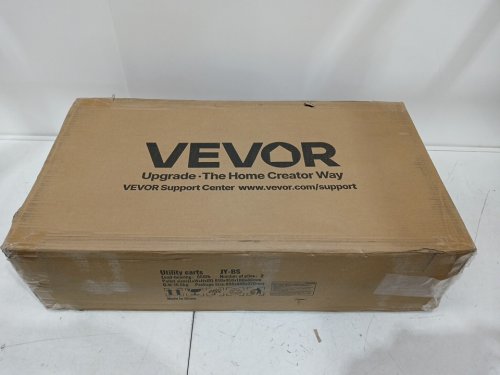 VEVOR Utility Service Cart - 2 Shelf - 37.4" x 25.6" x 33.5" 550 LBS MAX- Black (MODEL: JY-BS) image 3