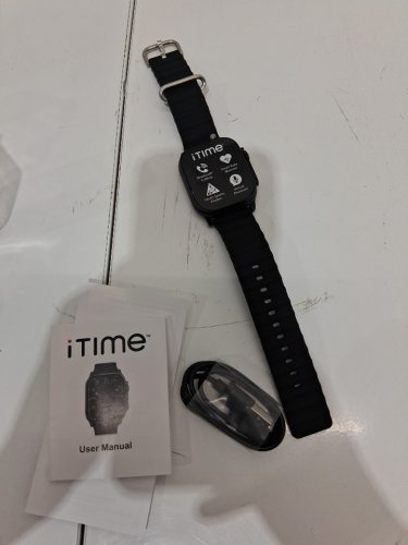 ITIME  bluetooth smartwatch - ios/android compatible - black image 3