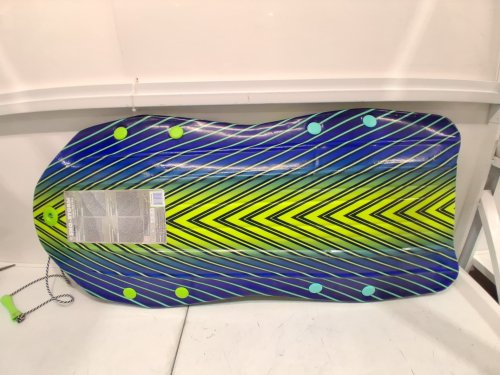 sno storm vipernex foam snow sled with tow rope- 50"- green/blue (model: 2000509) image 6