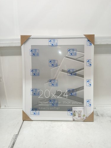 Americanflat Picture Frame with Polished Plexiglass - 16x20 - white image 3