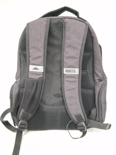 roots extra space backpack - grey/red image 3