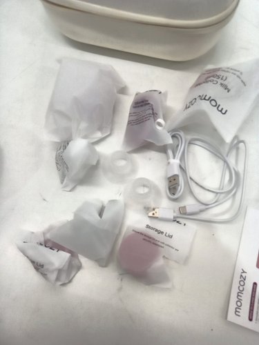 Momcozy Breast Pump Hands Free Upgraded Mobile Flow M9 App Discreet Control with Personalized Multi-Modes & 15 Levels - COZY RED (model: bp223) image 3