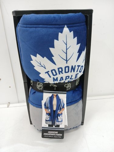 NHL MAPLE LEAFS Arena Wrap Blanket - 24" X 29" - BLUE (MODEL: 7985257 ) image 2