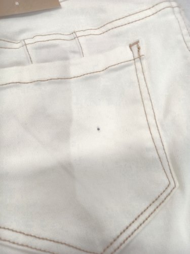 womens natural reflections campside skimmer capris - size 8 - white image 2