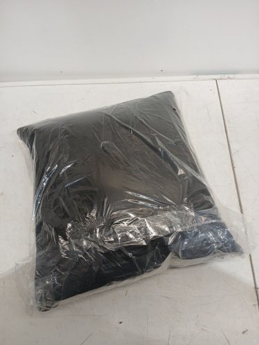 costway outdoor patio throw pillow - 16" x 16" - black image 3