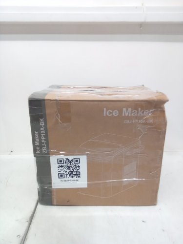 Countertop Ice Maker with Handle and scoop - 26lb - black (model: wbj-10a) image 2