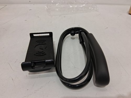 Lazy Necklace Cellphone Support  360 Degree Free Rotating Stand- Up to 7" Devices- BLACK image 3