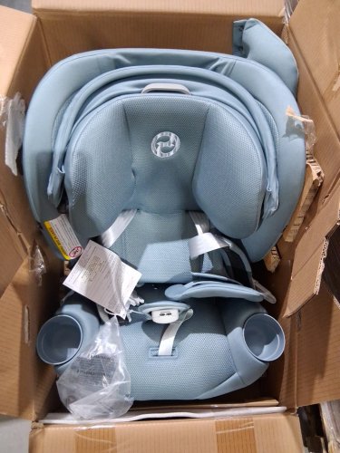 Cybex gold Callisto G 360 Rotating All-in-One Convertible Car Seat with safety assure protection system - 120LBS MAX - stormy blue (model: 524000603) image 4