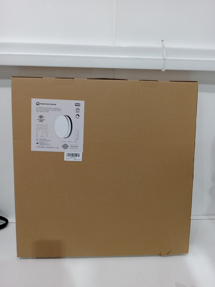 BRIGHT FUTURE LIGHTING Remote Control Dimmable LED flicker free Mount Ceiling Light Panel - 2700K-6000K - 20" (model: BFL20RD-D500H25-40W) image 2