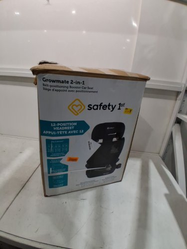 Safety 1st Growmate 2-in-1 Belt-Positioning Booster Car Seat - 40-100LBS/43”-57” tall - Hexagon Horizon black (MODEL: 22267CHHR) image 2