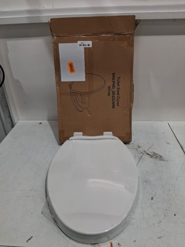 GARVEE ELONGATED TOILET SEAT WITH BUILT-IN POTTY-TRAINING WITH SEAT SOFT CLOSE MAGNETS - 18.4" - WHITE (PHO_161CLN96) image 3