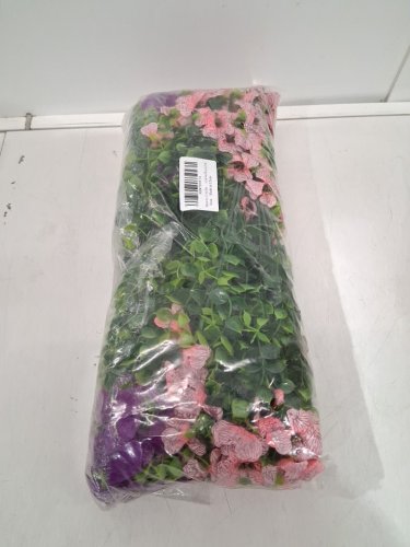 12pk Ammyoo Artificial Fake Flowers for Decor - 13" - Purple/pink image 2
