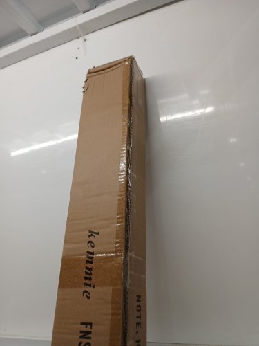 2pk kemmie Telescoping Adjustable Curtain Rods - 72" - 144" - Frosted Black (Model: KE2412050/216) image 4