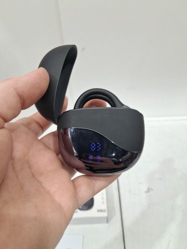 TWS BLUETOOTH WIRELESS OPEN EAR EARPHONES - BLACK (MODEL: M62) image 3