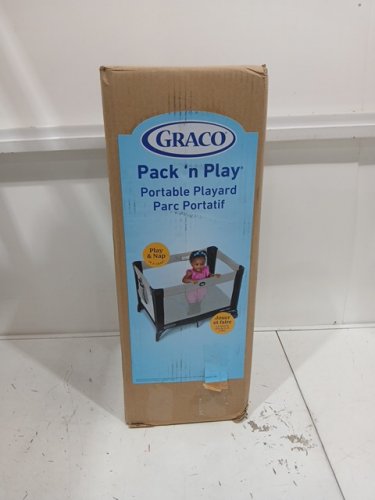 GRACO PACK N' PLAY playard portable foldable playpen - Oakley Black/White (model: 2084226) image 2