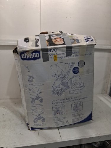 Chicco Bravo 3-in-1 Trio travel System with removable seat and one-hand smart fold AVA - BROOKLYN/navy (model: 7963220) image 14