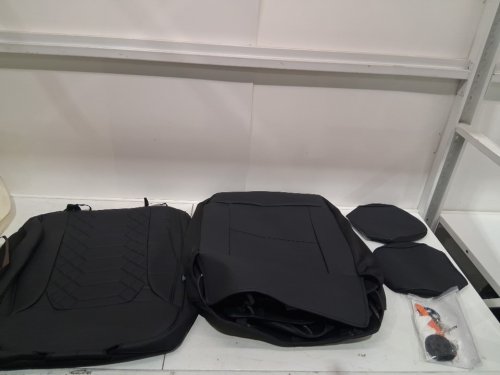 F150 Front Seat Covers Ford 2015-2026 F150 SuperCrew & 2017-2026 F250/F350/F450 - black image 4