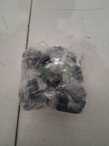 16pk fohil outdoor solar patio deck fence step lights - 3.03" x 1.77" x 1.69" - black image 2