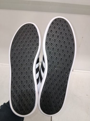womens adidas breaknet cloud foam plus sleek sneaker - size 9 - white/black (STYLE: IH5426) image 4