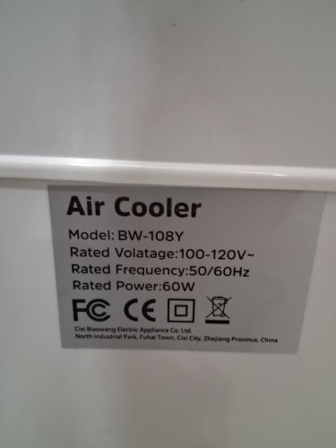 3-IN-1 EVAPORATIVE AIR COOLER WITH 4 MODES AND 3 SPEEDS - 8L - WHITE (MODEL: BW-108Y) image 10