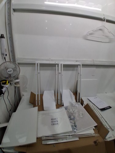 2PK SONGMICS NIGHT Tables with Drawer - WHITE (MODEL: lgs111w101) image 3