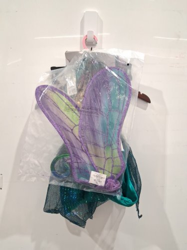 4PC GIRLS PALAMON TWILIGHT DRAGONFLY COSTUME - MEDIUM (8-10) - BLUE/PURPLE image 3