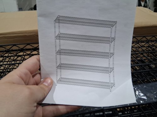 REIBII Heavy Duty 5 Tier Adjustable Storage Shelves Metal Wire Unit for Garage - 3200LBS CAPACITY - 55.5" x 18" x 71" - black (model:RBBT140W5LM) image 6