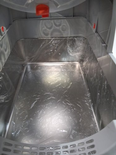 Garvee Large Stainless Steel 2 entry way Enclosed Cat Litter Box with Lid - 15" x 23" - stainless steel (Model: pps_334gvx7j) image 7