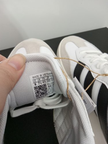 Men's Adidas Barreda lace up Sneaker Shoes  - Size 8 - WHITE (Style: 2974608) image 4
