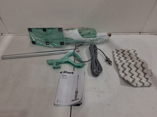 SHARK CLEAN & SANITIZE STEAM MOP FLOOR CLEANER - 375ml water tank - WHITE/SEAFOAM (MODEL: S1000C) image 4