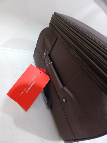 3PC HANKE Luggage Softside Expandable Suitcases SET with TSA Lock & Spinner Wheels - 20"/24"/28" - COFFEE (MODEL: KH8039) image 4